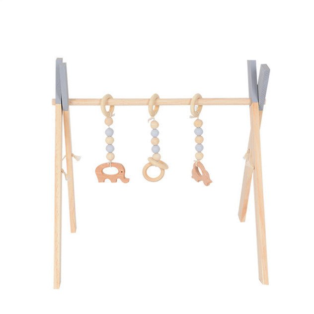 Wooden Baby Infant Fitness Frame Decorative Toys - Bright Cubb